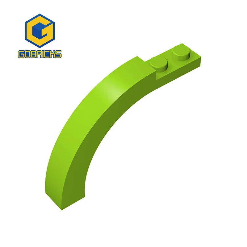 Gobrick, 10 шт., 6060, 15967, свод кирпича, 1x6x3, 1/3 изогнутый Топ, строительные блоки, детали MOC, DIY, образовательный кирпич для детей Gobrick, 10 шт., 6060, 15967, свод кирпича, 1x6x3, 1/3 изогнутый Топ, строительные блоки, детали MOC, DIY, образовательный кирпич для детей