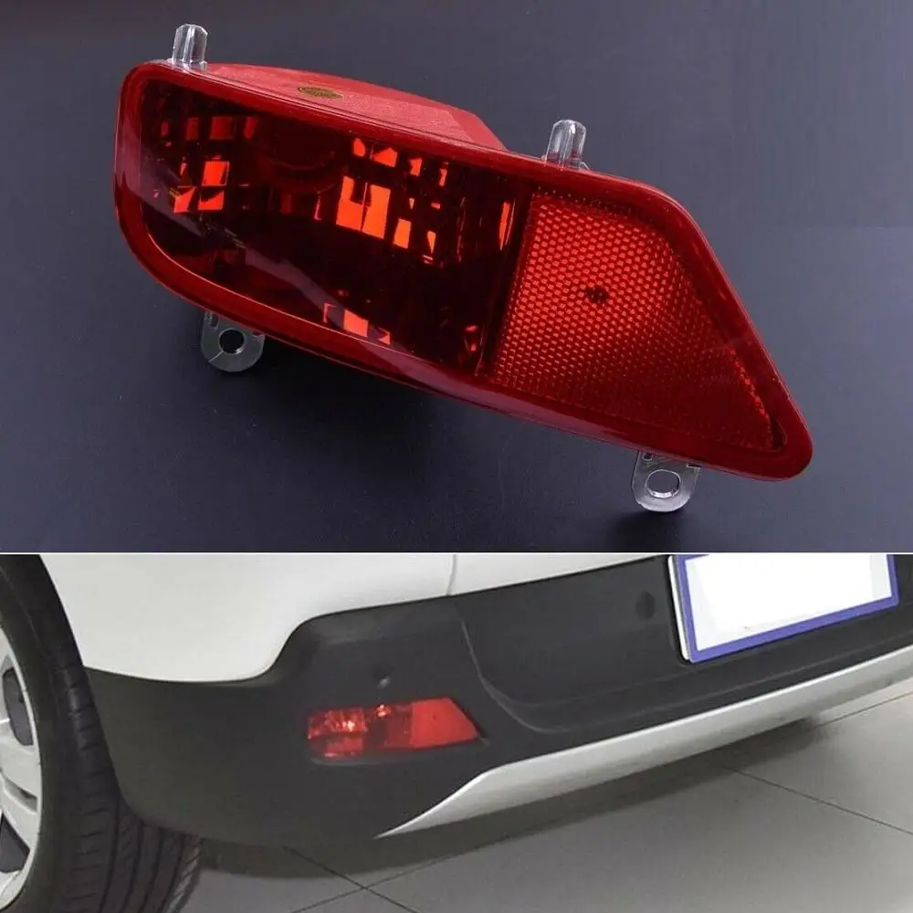 

Rear Fog Lamp Light Cover Passenger Side Left Side Rear Reflector Fog Light Foglight Lamp Frame For Peugeot 3008 2009 - 2015