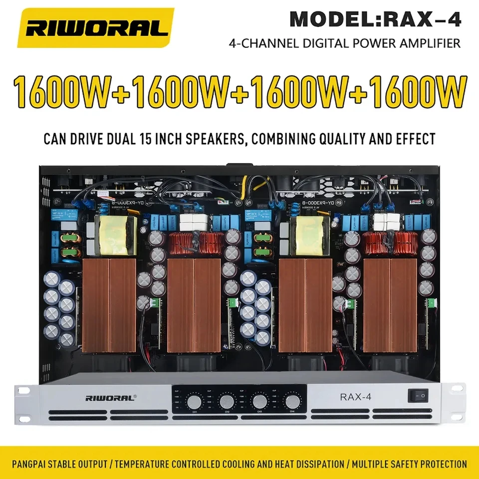 RAX-4 Профессиональный контроллер Dj уровня профессиональная цифровая мощность
