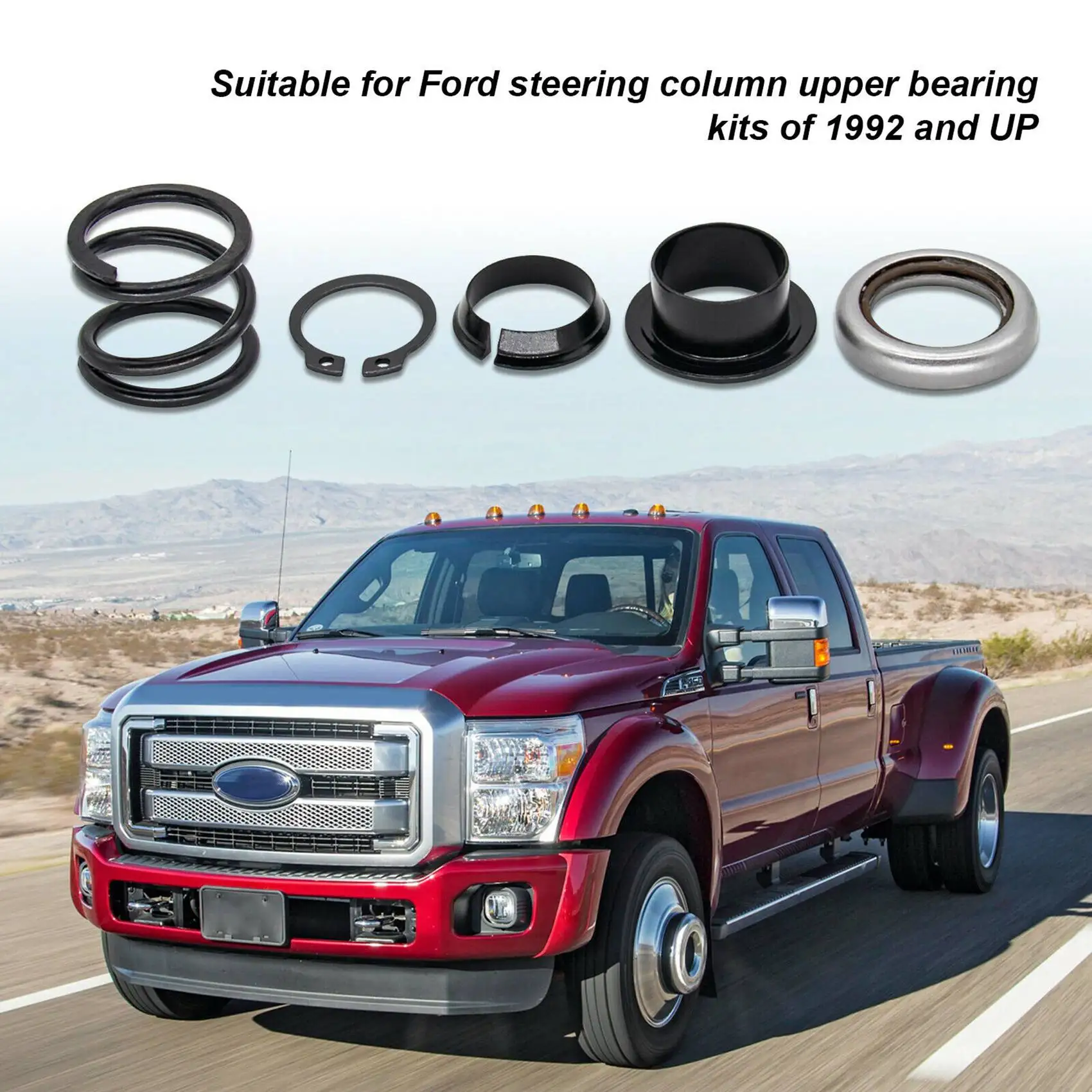 

Steering Column Upper Bearing Kit Car Parts Accessories F4Dz-3517-A for Ford Mercury Lincoln 1992 Up Tilt/No Tilt