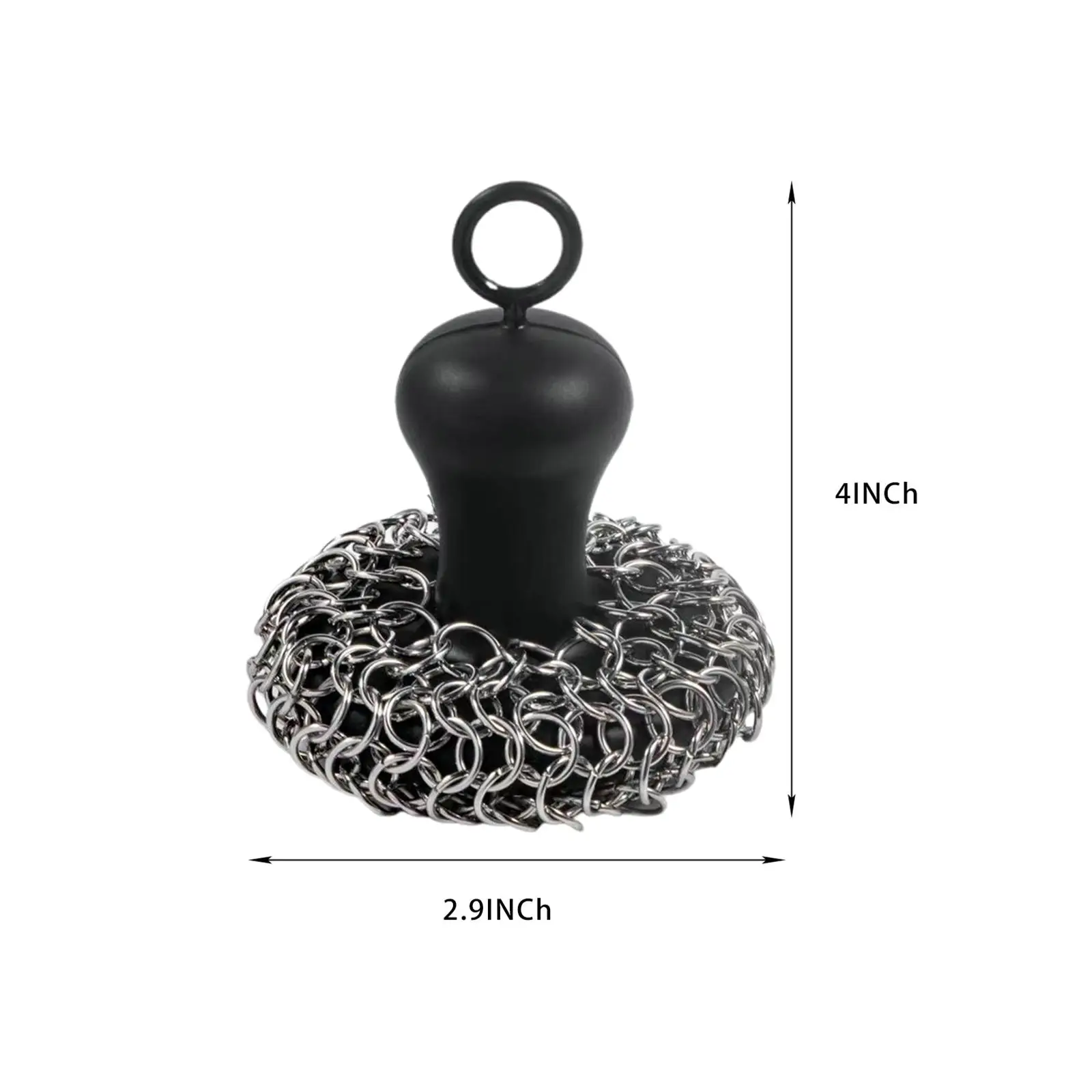 

Многофункциональная щетка для чистки посуды, инструменты для чистки с ручкой, щетка для кастрюли, металлический сетчатый скребок, щетка для...