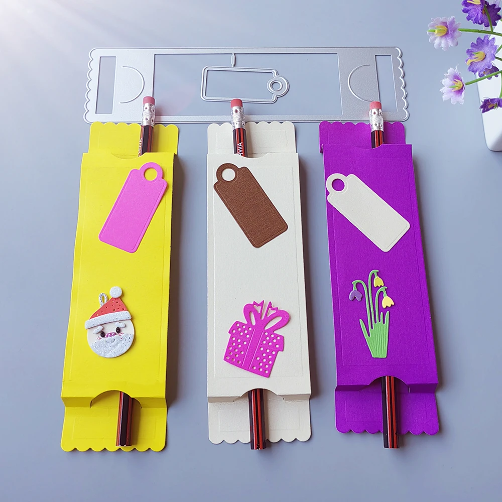 , Pencil Holder Cutting Dies Scrapbook Decoration Embossed Photo Album Decoration Card Making Diy Crafts
