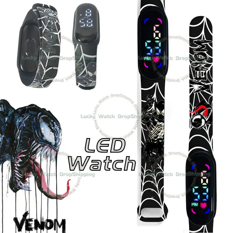 Anime Led Touch Waterproof Electronic Kids Watch Birthday Gifts