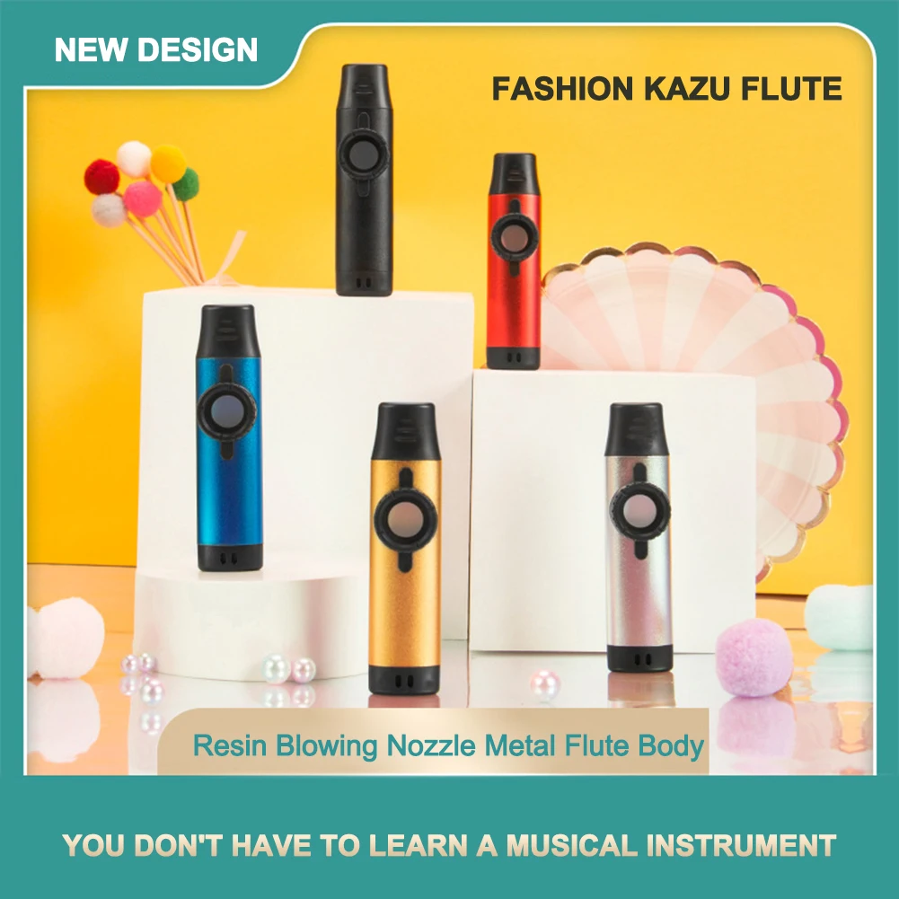 

Professional Kazoo Flute Mouth Blowing Musical Instrument Music Lover Tool Beginner Kazoo Flute Woodwind Instrument Equipment