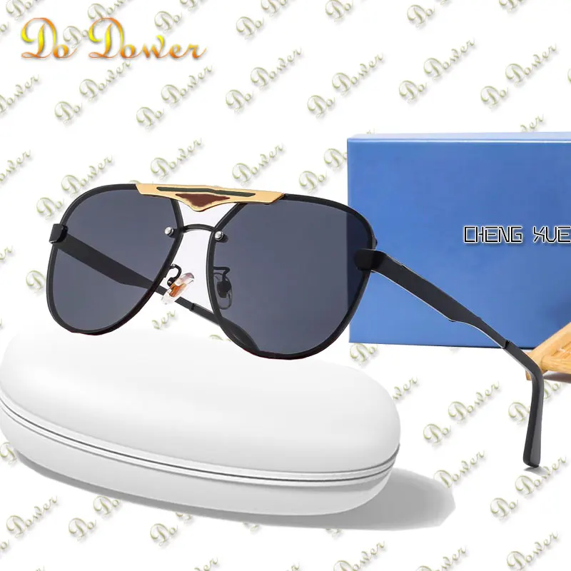 

2022 New Luxury Brand Design Fashion Flying Men And Women Gradient Sunglasses Square Pilot Metal Design Sunglasses Oculos De Sol
