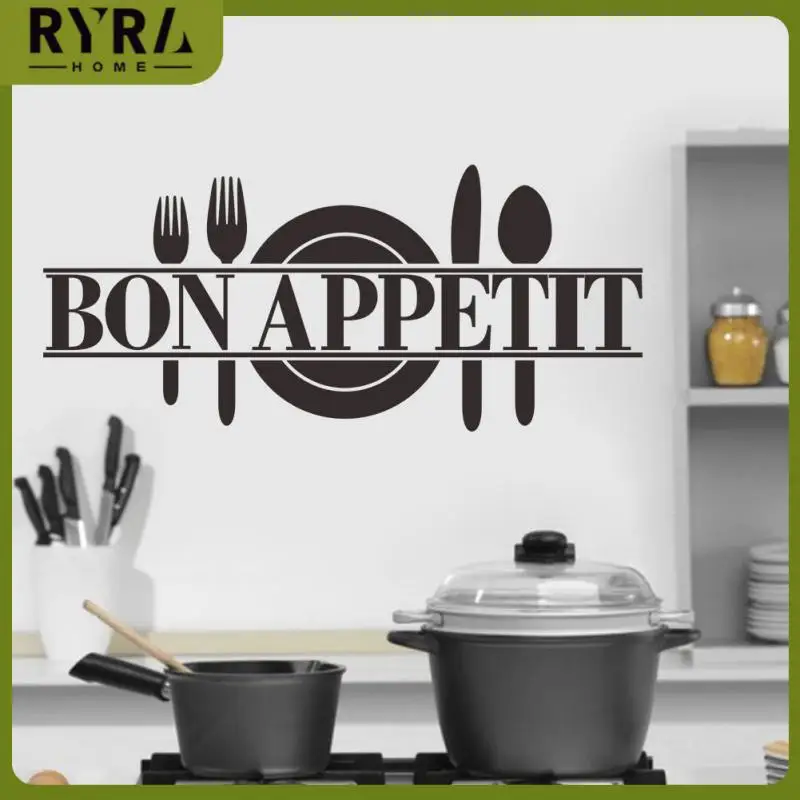 

Multipurpose Wall Stickers Bon Appetit Food DIY Vinyl Home Decals Art Posters Wall Papers Kids Room Kitchen Room Decoration