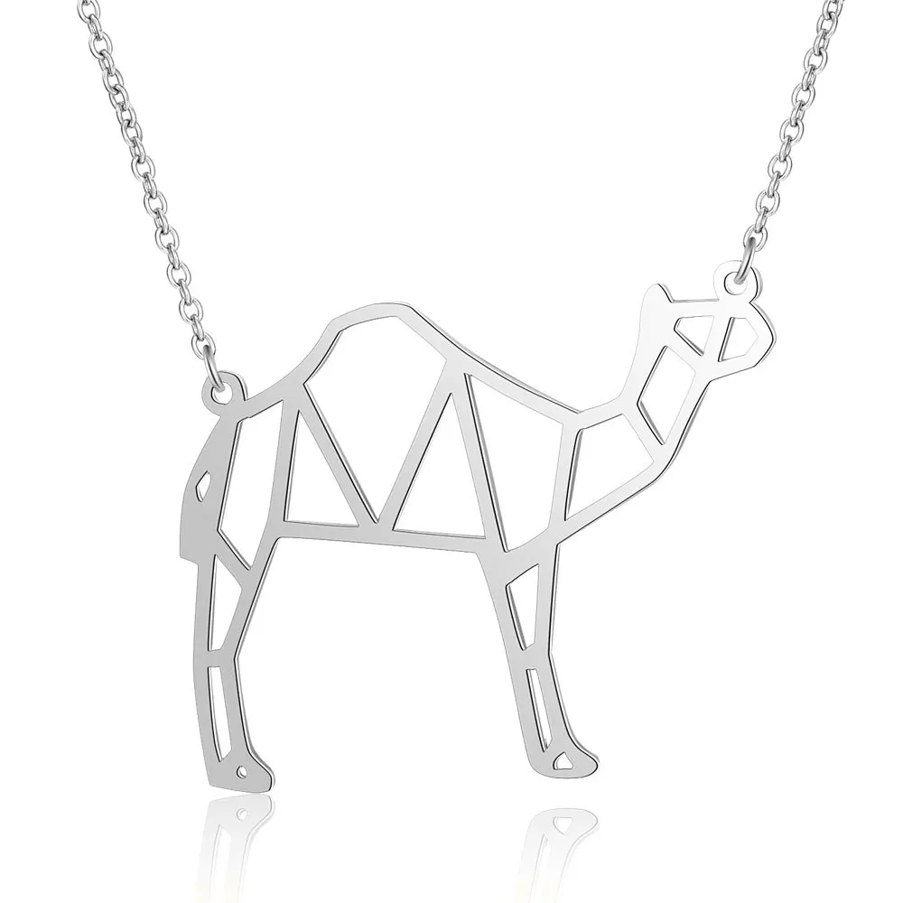 

Подвеска в виде верблюда, ожерелье из нержавеющей стали, ювелирные изделия, аксессуары, вечерние Ки Ко Дню Святого Валентина для женщин, опт...