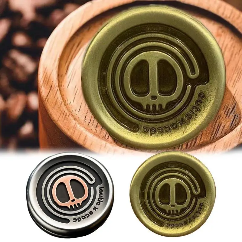 

Devil's Milkcap Shape Metal Coin Collecting Decor Push Rattle Coins Hand Push Snapper Coins Adult Child Birthday Gift Kids Toys