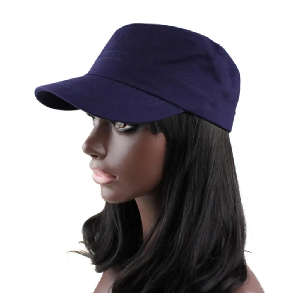 

Unisex Cap Short Brim Unisex Hat Easy Adjustment Curved Brim Sun Cap