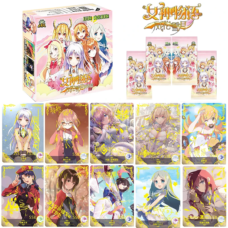 Goddess Story Early Spring Girl Princess Anime Collection Card Box Ns-02 Set Jcc Ccg Table Trading Game Cards Love Live