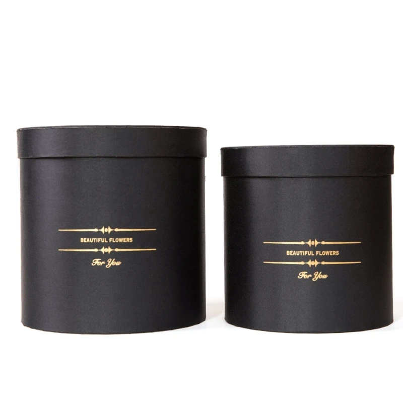 

Цветочная коробка, круглые картонные подарочные коробки, упаковочные украшения для свадебной вечеринки, розы, подарки на день Святого Вале...