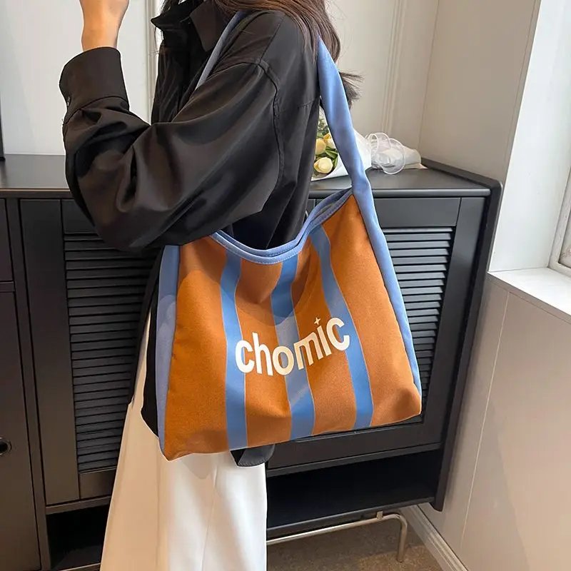 

Женская Холщовая Сумка-тоут через плечо