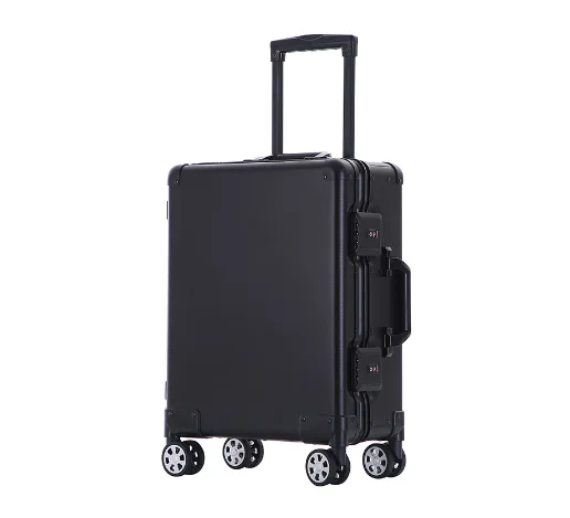 

Suitcase Smooth 100% Aluminum Spinner Carry-on Cabin Trolley Case 100 Aluminium Luggage S13380-S13383 Morliron