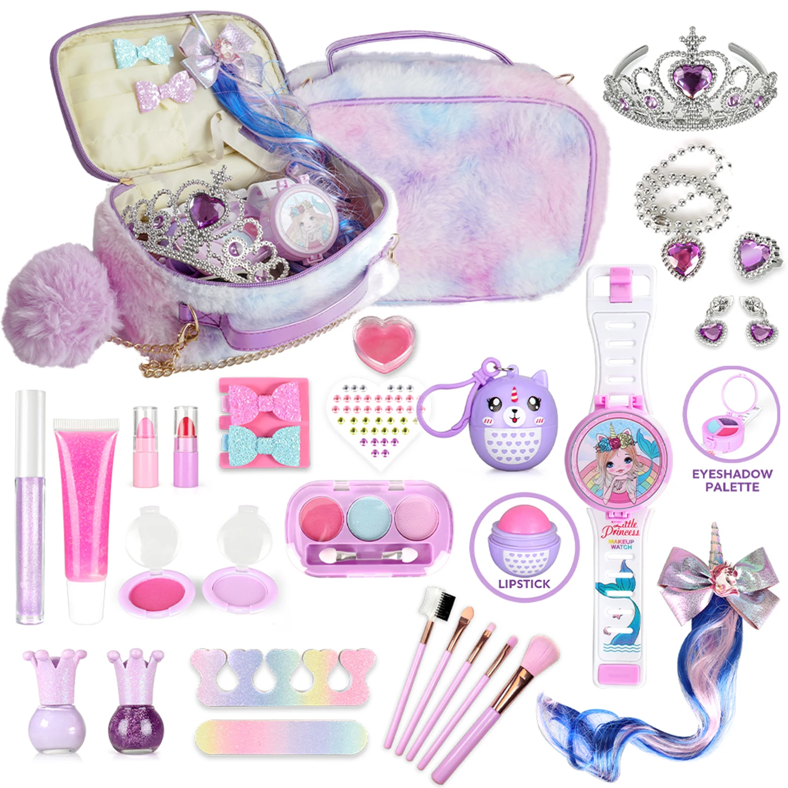 

Kids Makeup Sets For Girls Washable Kids Make Up Set For Girls Washable Make Up Set For Girl Pretend Play Makeup Toys Girls Toys