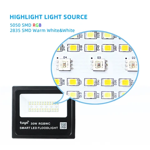 LED прожектор Lebeisenf RGBW 30Вт 220В