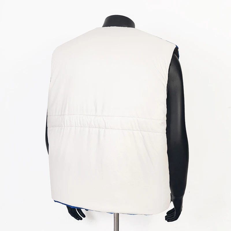 Жилет мужской/женский хлопковый с клипсой модная куртка без рукавов