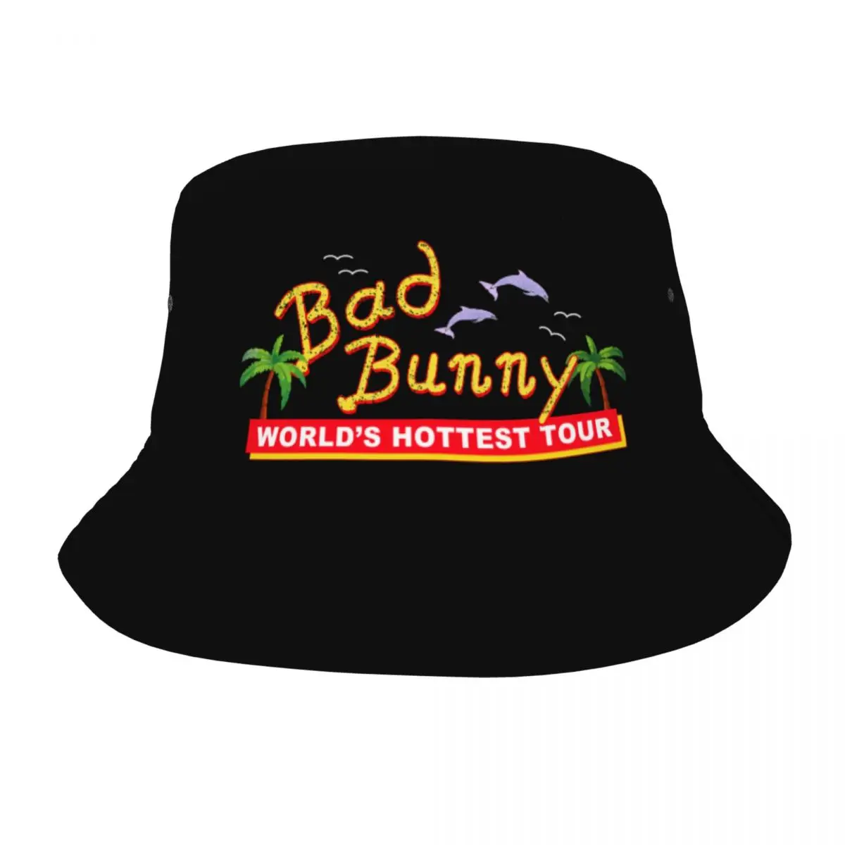 

Trendy Bad Bunny (6) Bob Hats Women Men Lightweight Outdoor Fishing Cap Summer Beach Hatwear