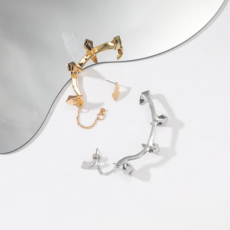 Модные манжеты для ушей в стиле панк с дьявольским когтем серьги женщин