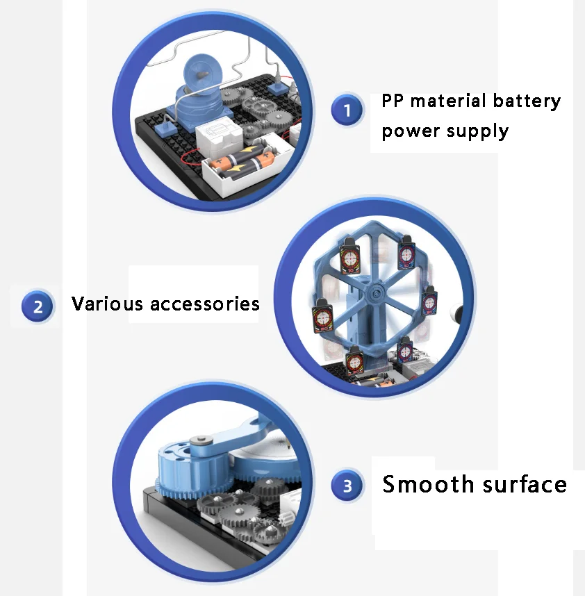 "Science Physics Teaching Aid Experiment Kit DIY Assembled Rotary