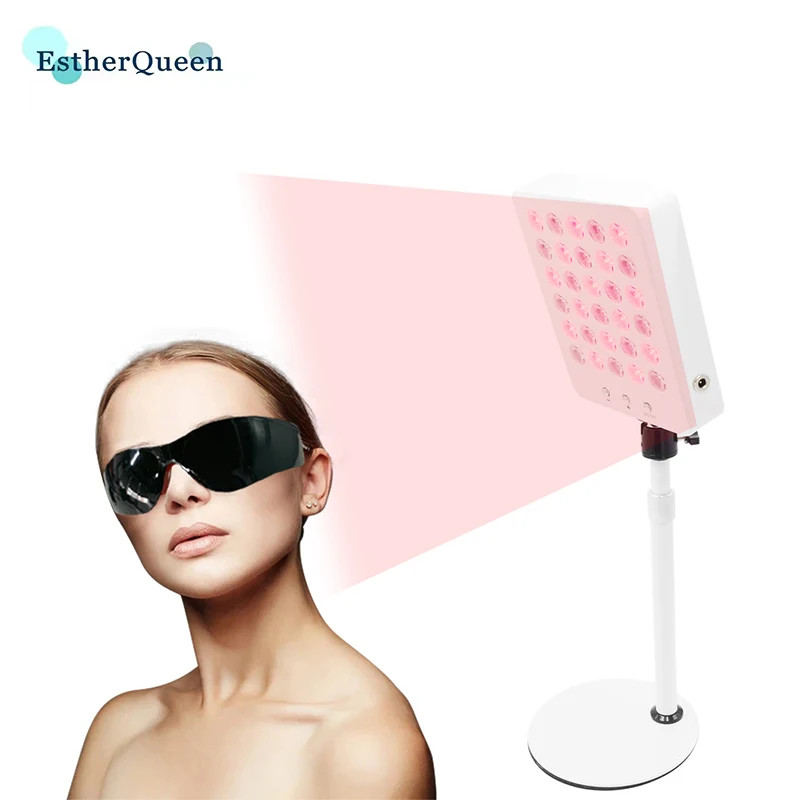 Red Light Therapy Device,30 LEDs 660nm&850nm Near Infrared lamp, Red light Panel for Pain Relief, Skin Health, Anti-Aging