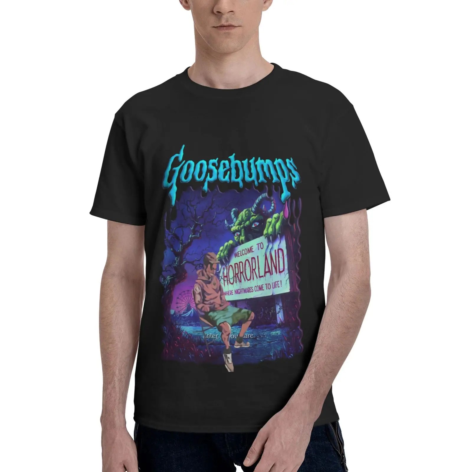 

Limited Travis Scott Goosebump Inspired Oversized T-Shirt Anime Clothes Men T-Shirt Men's Shirts Men's Shirt Anime Shirt Anime