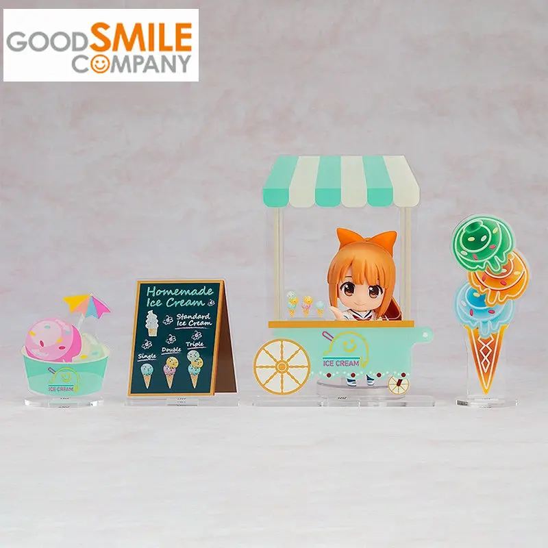 

GSC Original Nendoroid More Adult Style Kimono Accessories Replacement Acrylic Decorative Sign Ice Cream Shop Girls Childs Gifts