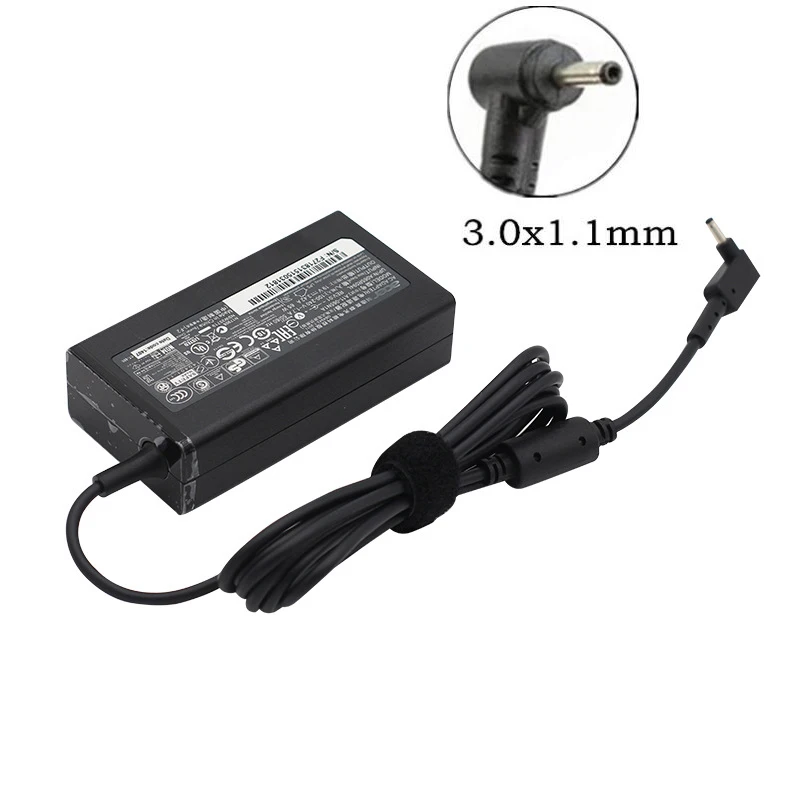 

19V 3.42A 3.0x1.1mm 65W Laptop AC Power Charger Adapter for ACER Aspire S3 S5 S7 P3 Iconia C740 C720 Tab C740 C910 W500 W700