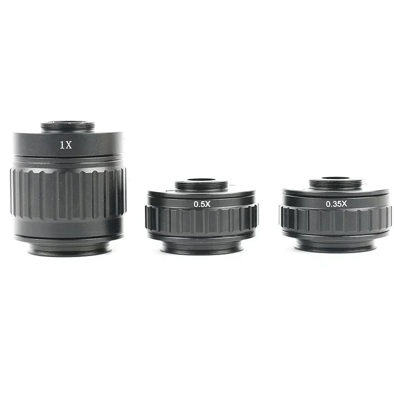 

0,35X 0,5X 0,4X 0,3X адаптер объектива 1X трубка регулируемый фокус 38 мм к креплению C тринокулярный стереомикроскоп адаптер камеры