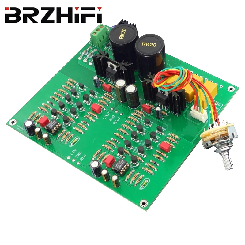 

BRZHIFI Audio Refer to Accuphase-preamp Circuit Kit C3850 Class A Output Preamplifier Board With 3 Groups Input Selection