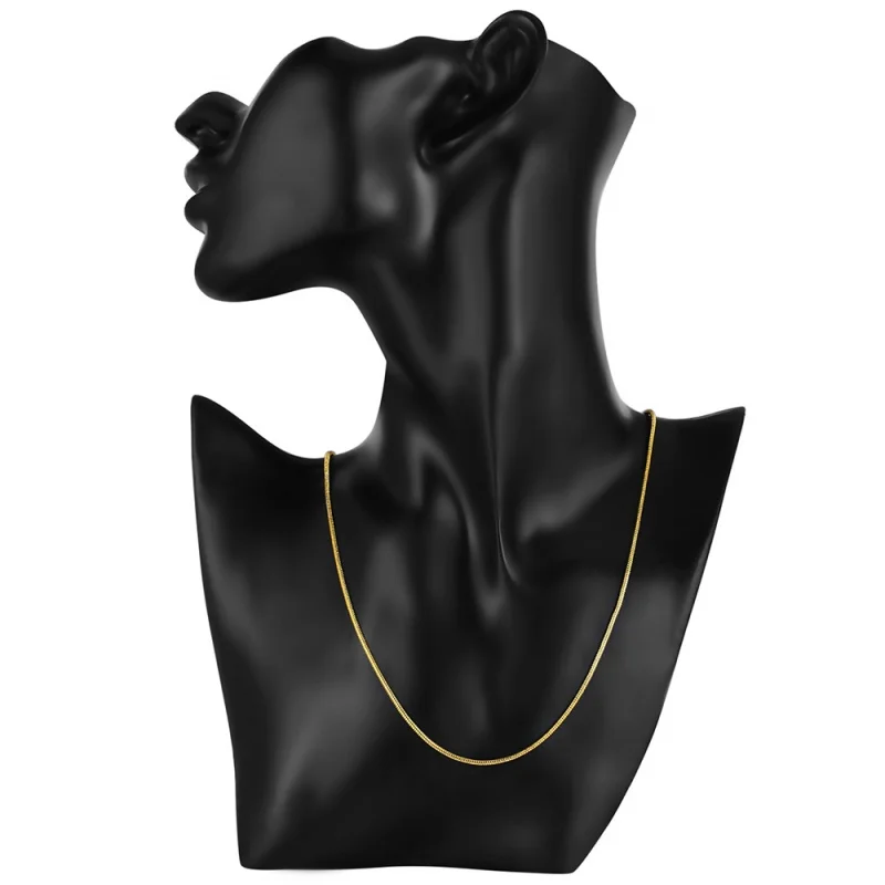 

16-30inch2mmsnake Bone Copper Gold Plated Snake Chain Necklace Women's And Men's Jewelry Gifts