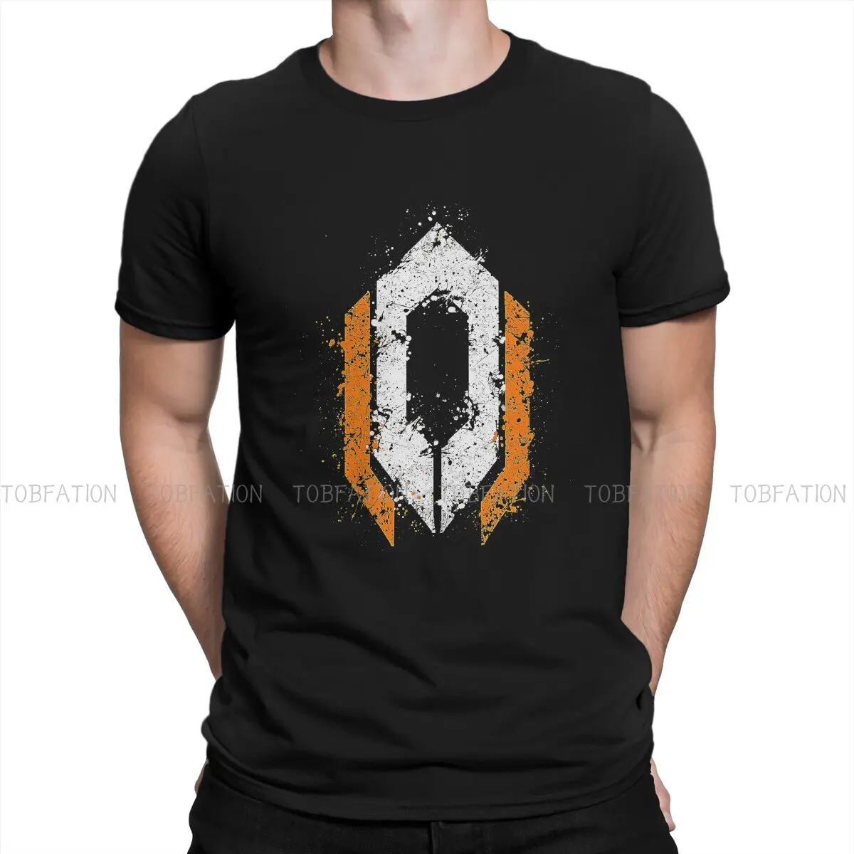 

2 TShirt For Men Mass Effect ME1 Game Tops Fashion T Shirt 100% Cotton Print Loose Creative Gift