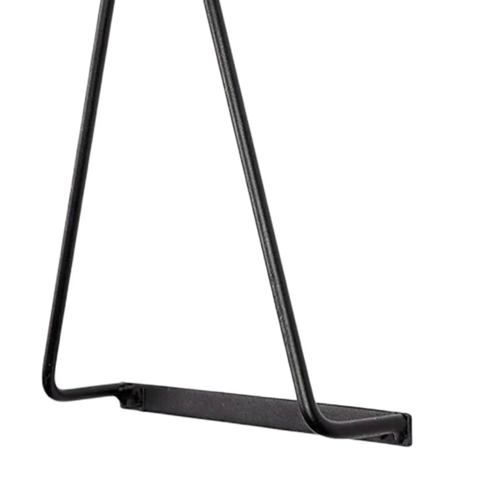 Triangle Wall Mounted Magazine Vinyl Records Storage Rack Golden