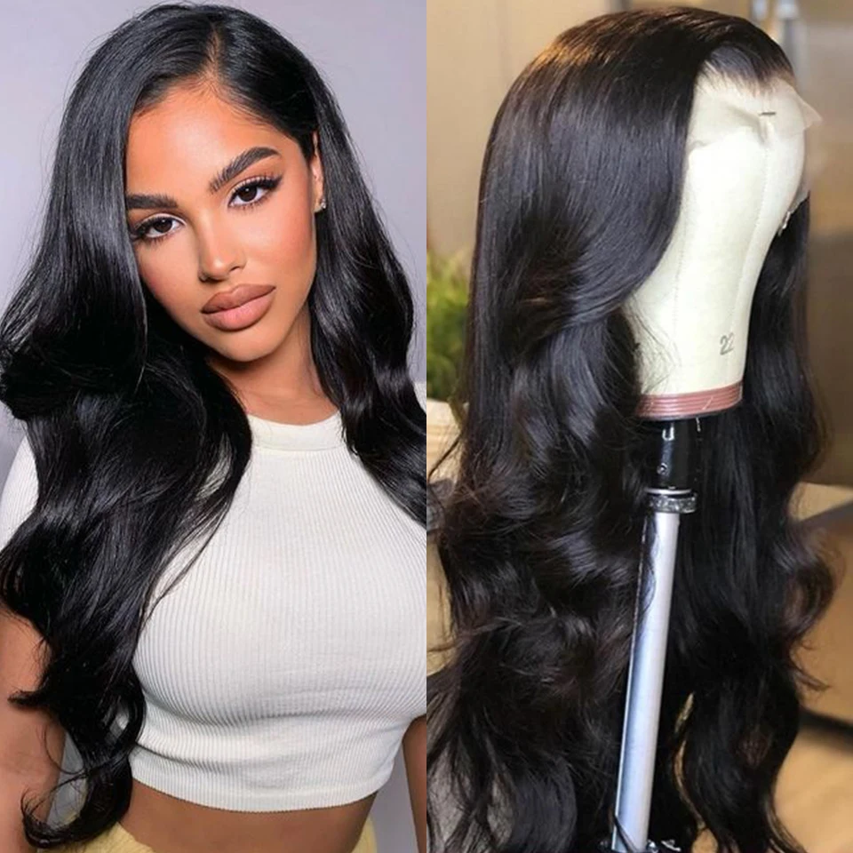 

Top Peruvian Body Wave Wig 150% 180% Density HD Lace Frontal Wig 4x4 5x5 6x6 13x4 Body Wave Lace Front Wig Human Hair