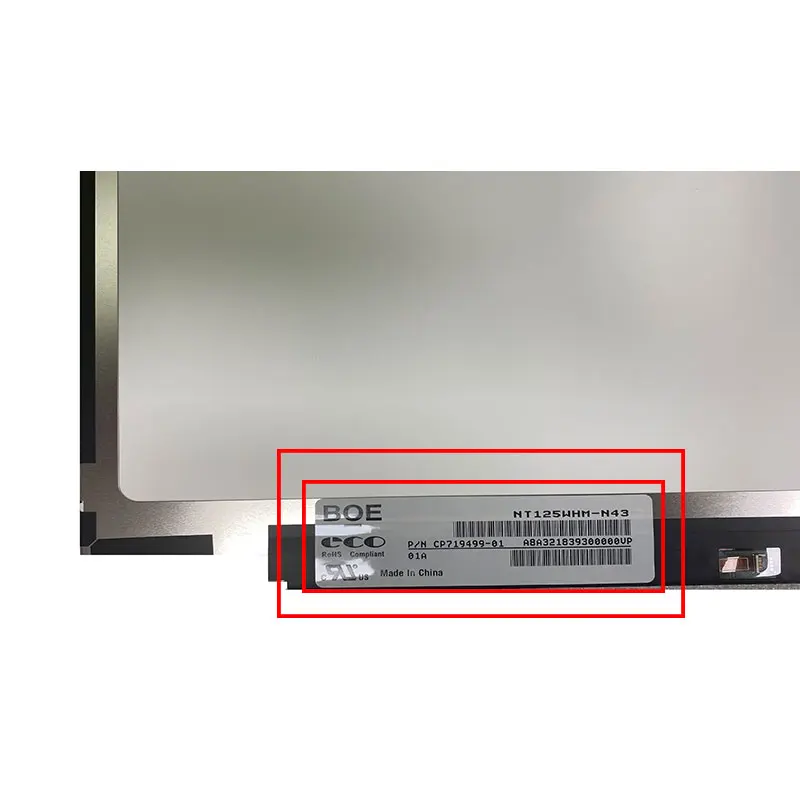 NT125WHM N43 NT125WHM-N43 1366(RGB)×768 40-контактная матрица для ноутбука 12 5-дюймовый ЖК-экран