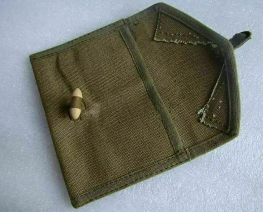 . Армейский Солдат Второй мировой войны 1943 парусиновая сумка для боеприпасов