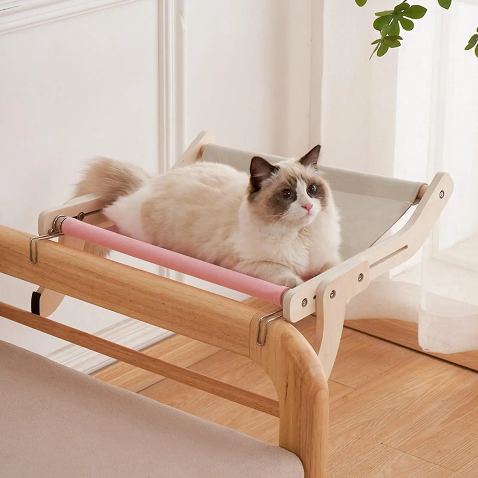

Cat Window Perch Seat Shelf Hammock Durable for No Suction Cup No Drilling