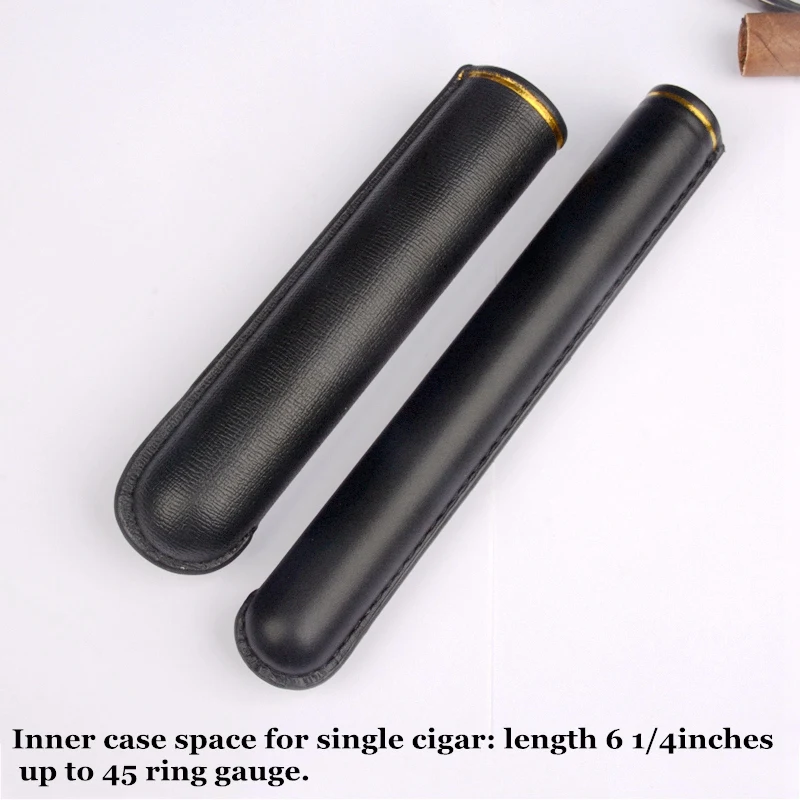 Кольцо для сигар из искусственной кожи держатель черная трубка мини хьюмидор