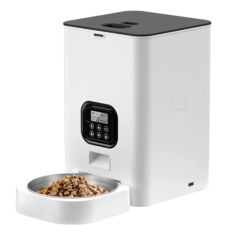 

4L Electric Pet Feeder for Smart Programme Pets Food Feeder Dispenser for CAT Supplies 090C