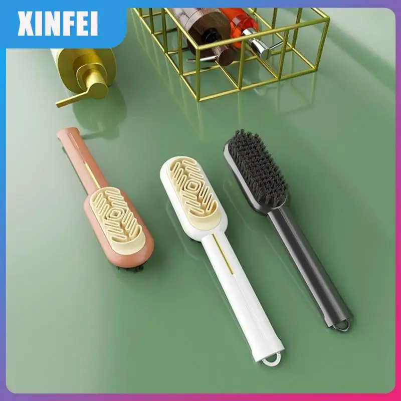 

Hanging Hole Design Decontamination Shoe Brush Lengthening Handle Sneakers Decontamination Cleaner Corrosion Resistant