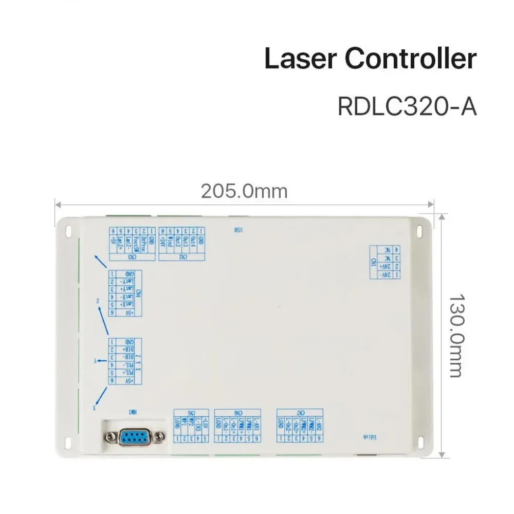 Фото Контроллер Ruida RD RDLC320-A Co2 La ser DSP для гравировально-режущего станка RD320 320 №1