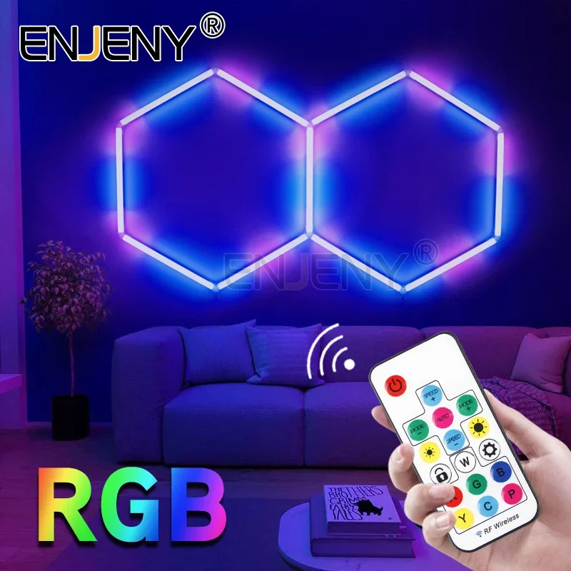 Специальные огни для развлекательных мест шестигранные светодиодные Rgb