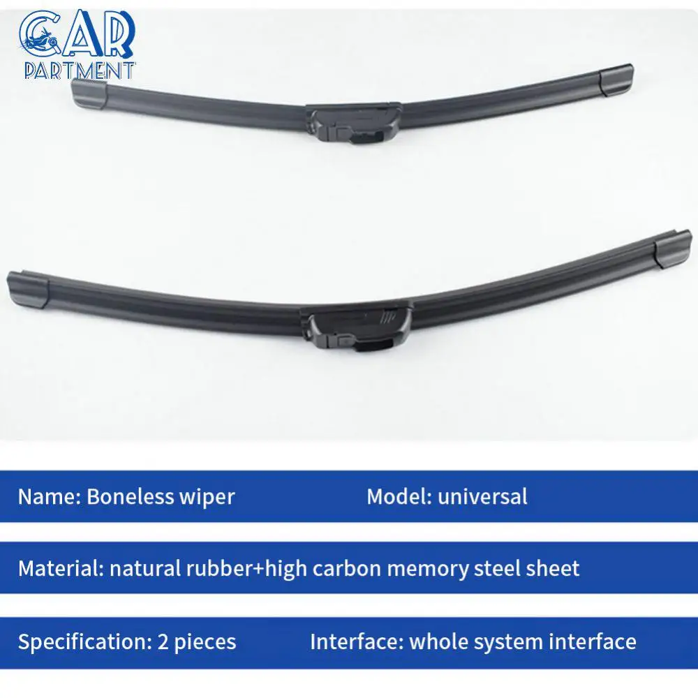 

Multifunction Rear Window Wiper Frameless Universal Silent Wiper Blade Car Accessories General Windshield Wiper Bracketless 1pcs