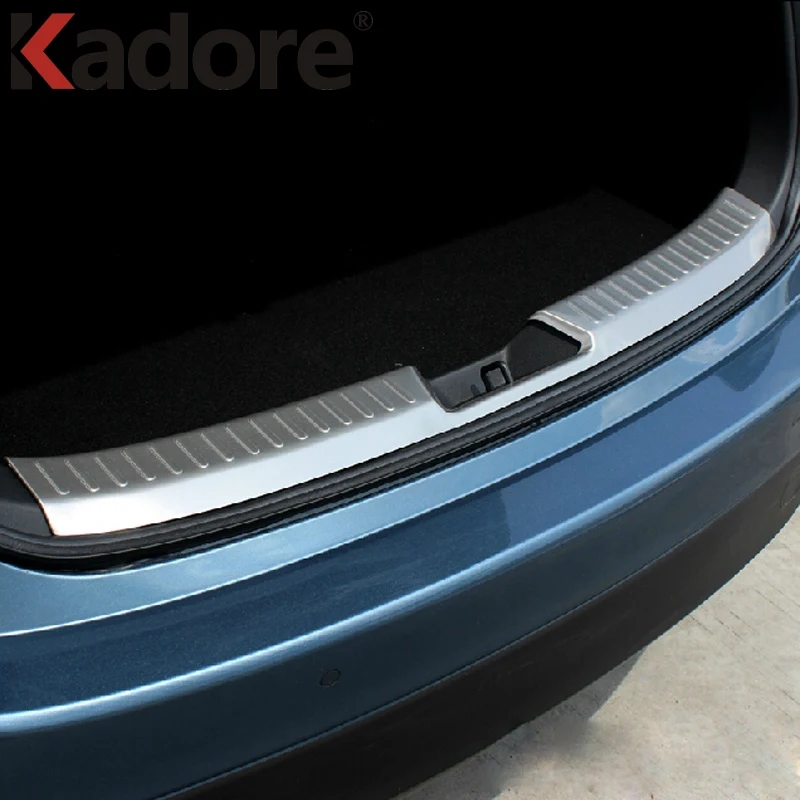 

For Mazda 3 Axela 2014 2015 Rear Inner Bumper Protector Trim Door Sill Scuff Cover Plate Car Accessories Stainless Steel