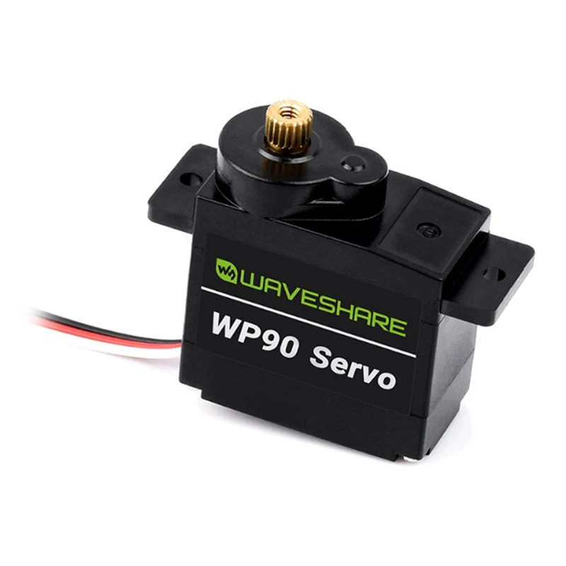 

Waveshare Wp90 Digital Servo 2.3Kg Reliability 180° Copper Tooth Digital Servo High Torque Motor Control