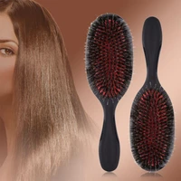 anti static backcombing hair extension brush comb boar oval cushion head massager for wet or dry hair decrease dandruff