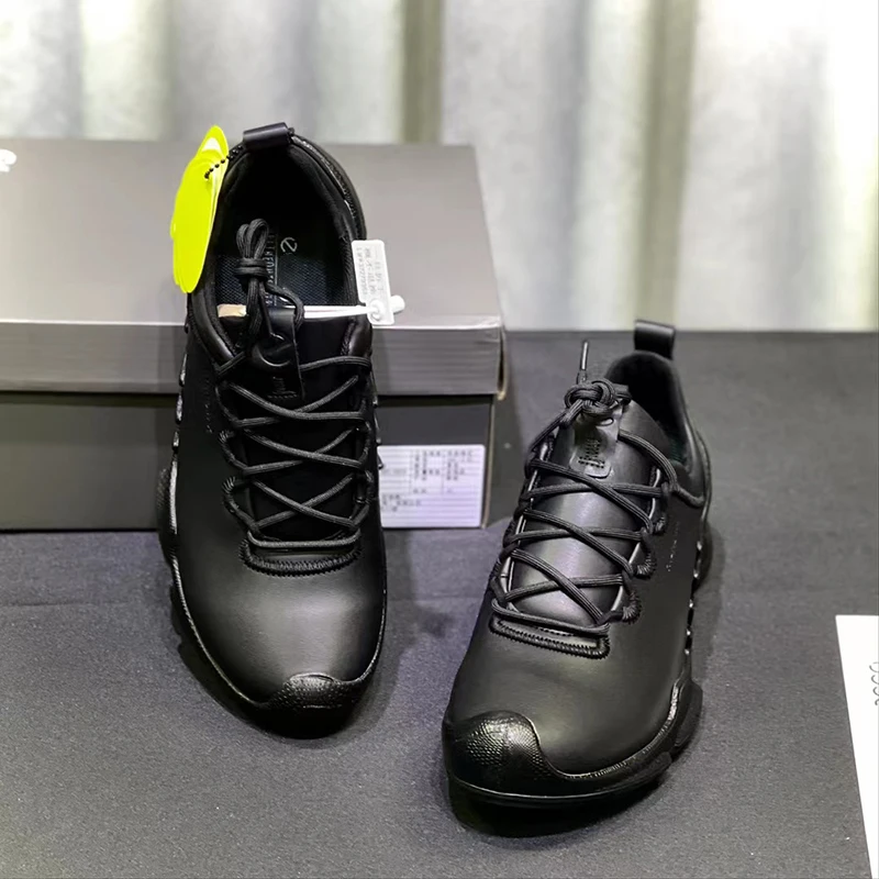 Men's Sneakers Brand High-Quality Leather Waterproof Non-Slip Lightweight Comfortable Outdoor Running Cross-Country Shoes