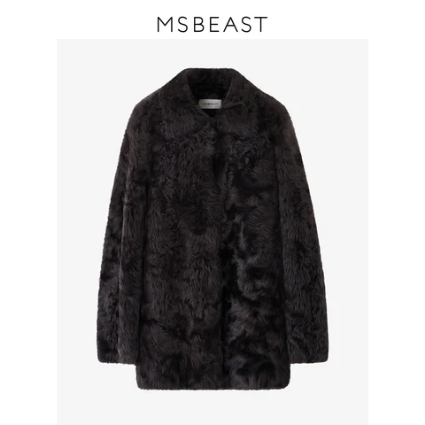 Женская дублёнка из toscana wool sheepskin