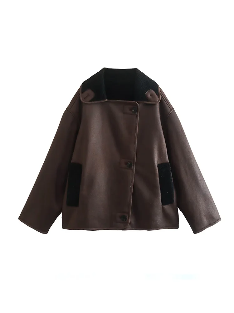 

Женская Осенняя Новинка 2022, модная женская верхняя одежда в винтажном стиле с длинным рукавом и пуговицами, шикарная верхняя одежда