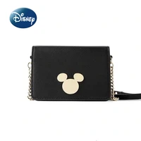 disney mickey 2022 new womens bag luxury brand womens handbag cartoon cute high quality fashion trend mini chain oblique bag