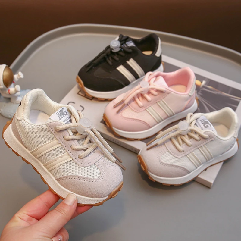 

Girls Shoes Kids Sneakers Boys Non-slip Casual Shoes Fashion Lace-up Comfy Breathable Sport Running Sneakers for Girls 2023
